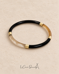 Jonc Corne - Tanagra Black - 5mm – bracelet en corne, Le Coin Sauvage