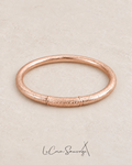 Jonc Bouddhiste - Mantra Epais - Rose Gold – jonc bouddhiste, Le Coin Sauvage
