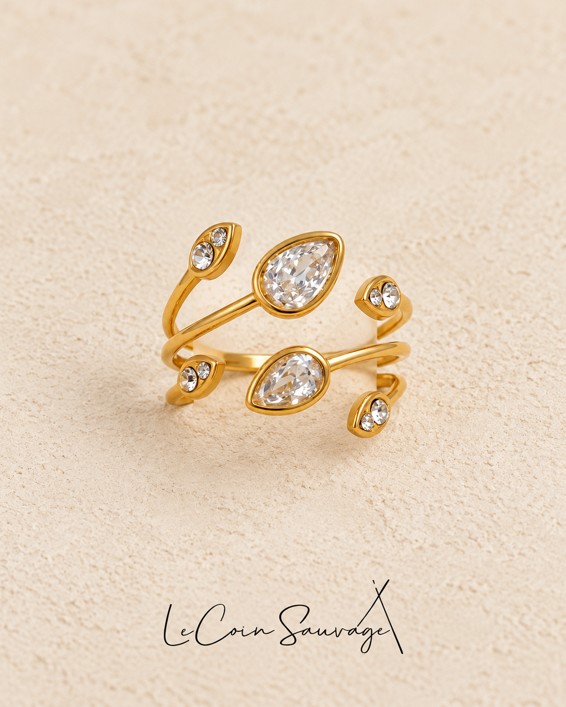 Bague Gouttes de Lumière – packshot