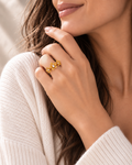 Bague Jardin Précieux portée