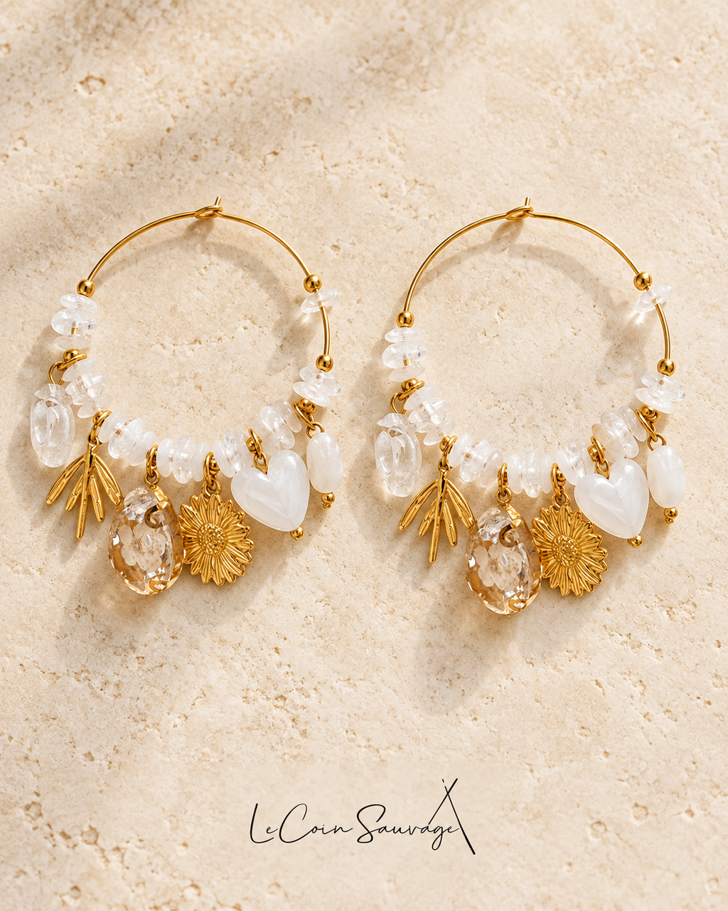 Boucles d’oreilles Jardin Solaire – packshot