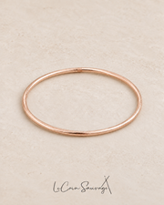 Jonc bouddhiste fin Rose Gold – 3 mm