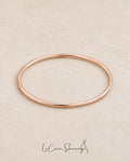 Jonc bouddhiste fin rose gold - Le Coin Sauvage