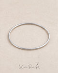 Jonc bouddhiste fin silver - Le Coin Sauvage