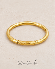 Jonc bouddhiste Mantra Gold – 5 mm