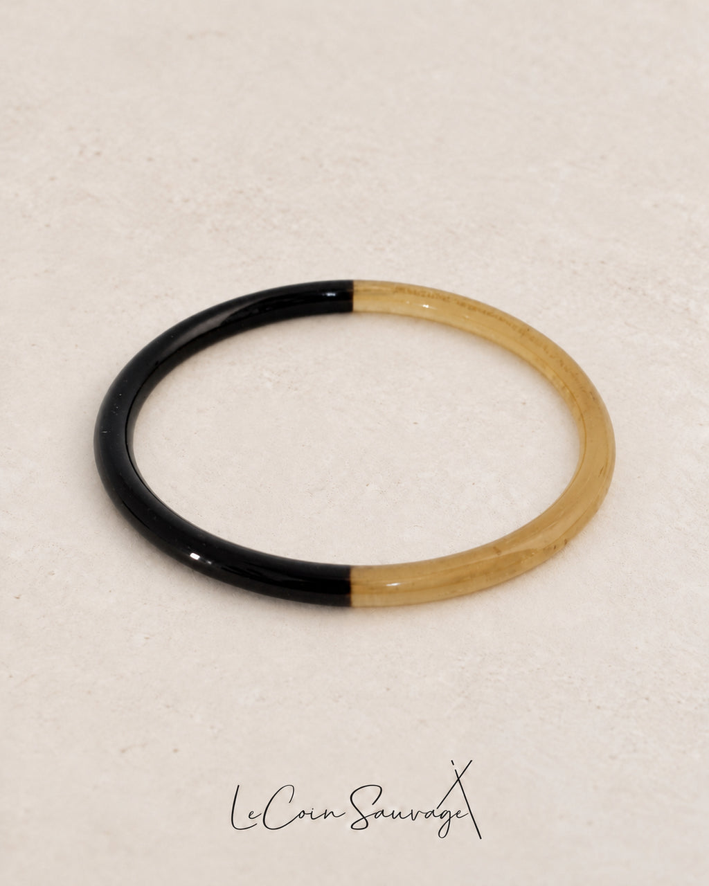 Jonc Corne Duo Black 5mm - Le Coin Sauvage