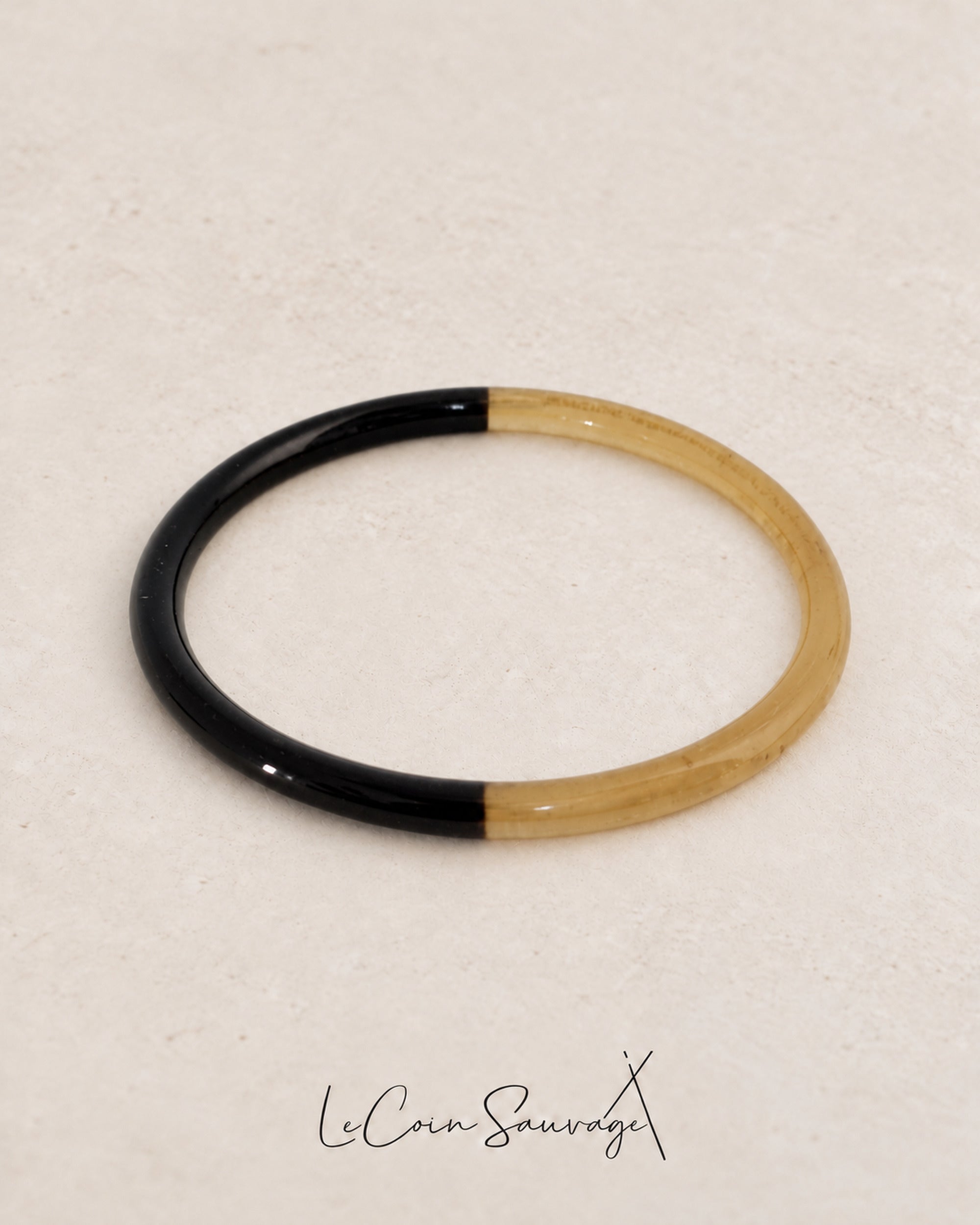 Jonc Corne Duo Black 5mm - Le Coin Sauvage