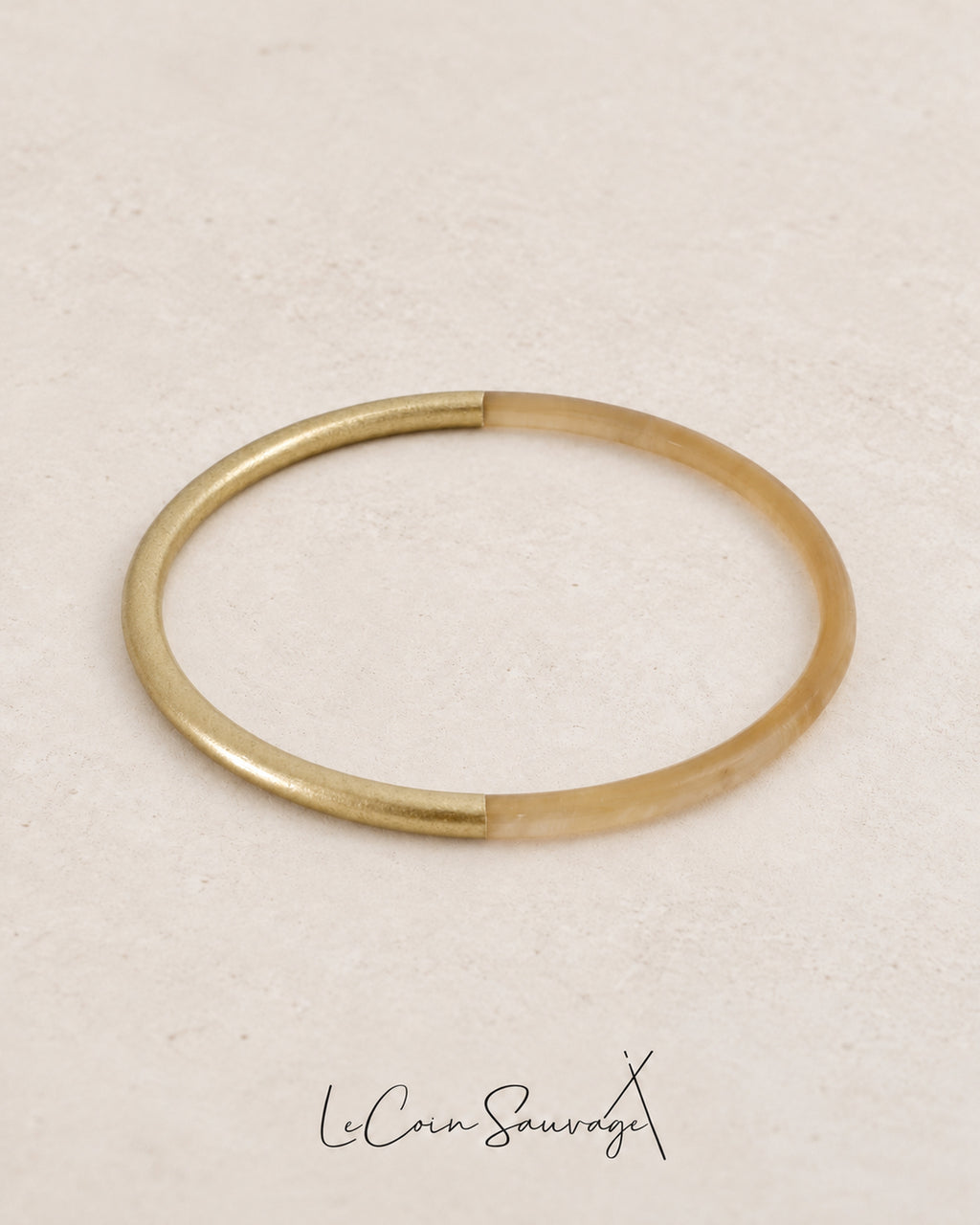 Jonc Corne Duo Gold 3mm - Le Coin Sauvage