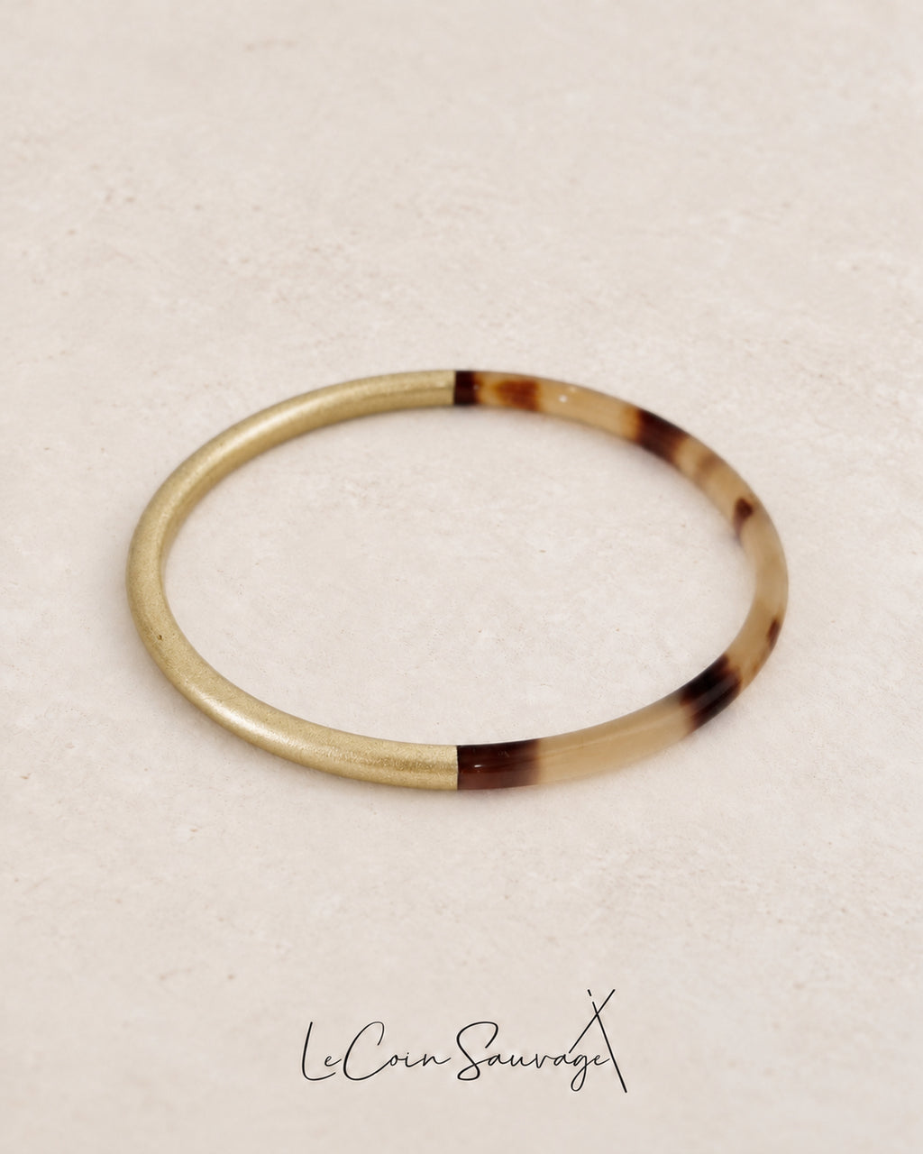 Jonc Corne Duo Gold 5mm - Le Coin Sauvage