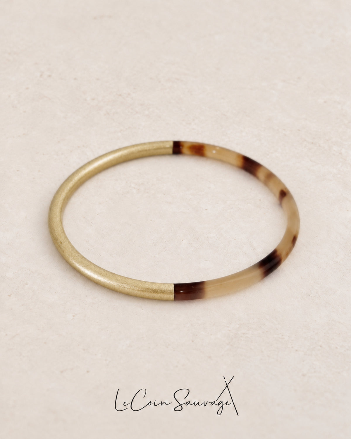 Jonc Corne Duo Gold 5mm - Le Coin Sauvage