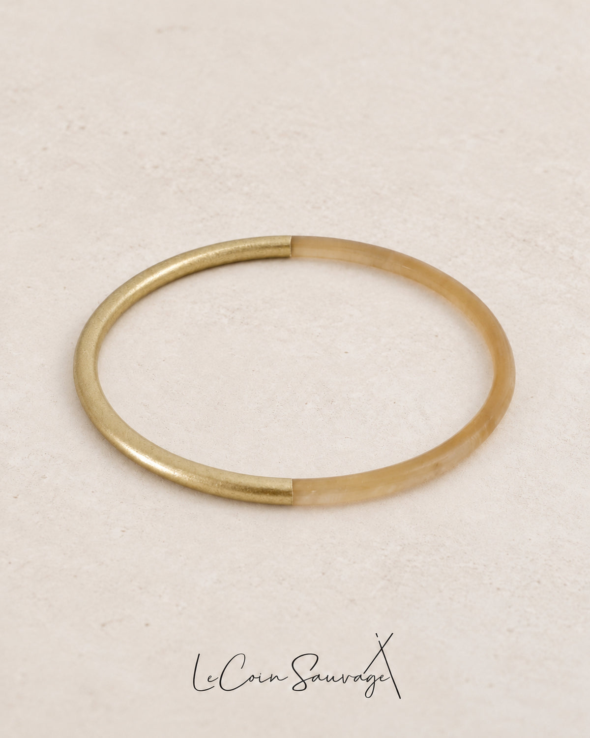 Jonc Corne Duo Gold 3mm - Le Coin Sauvage
