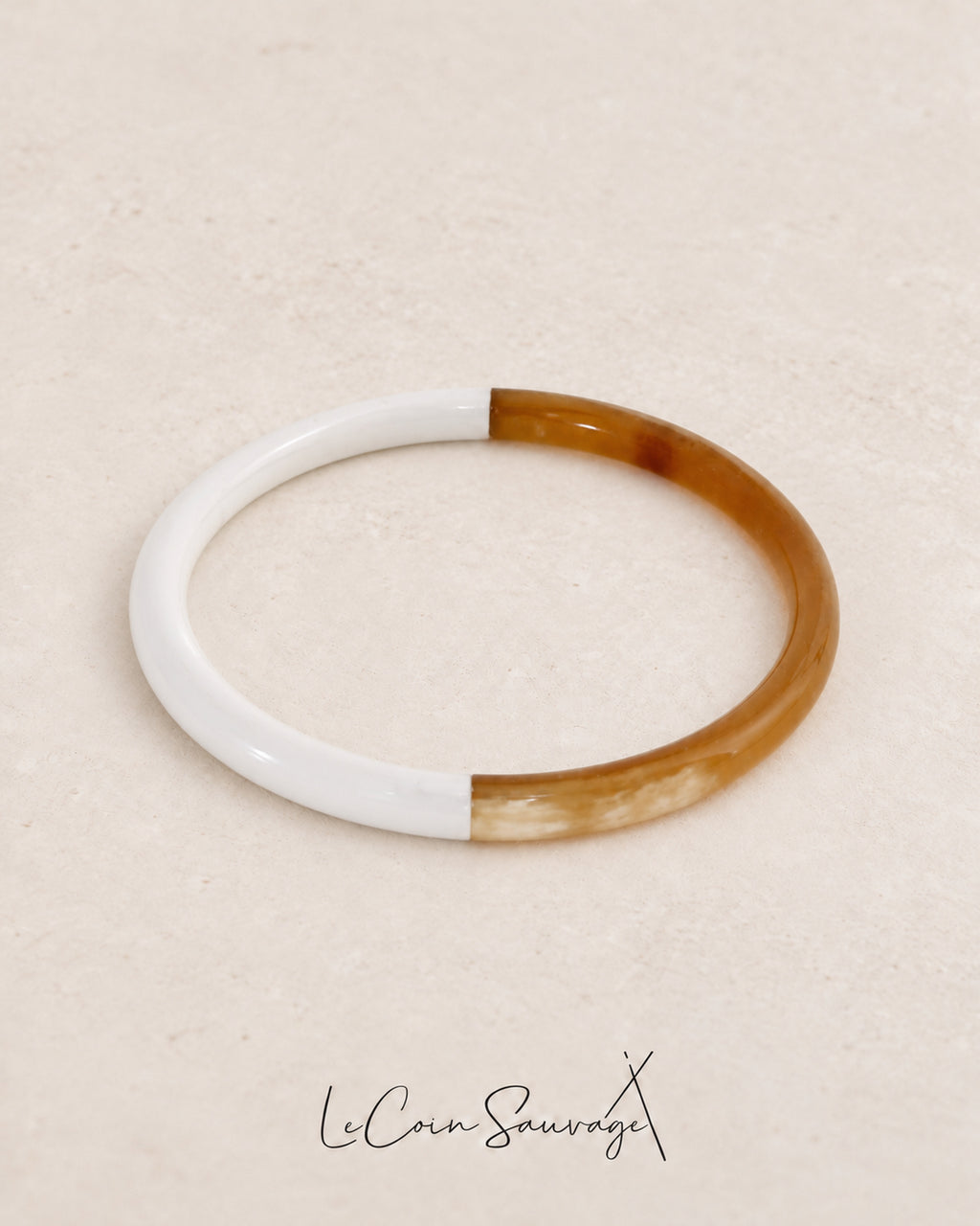 Jonc Corne Duo White 5mm - Le Coin Sauvage