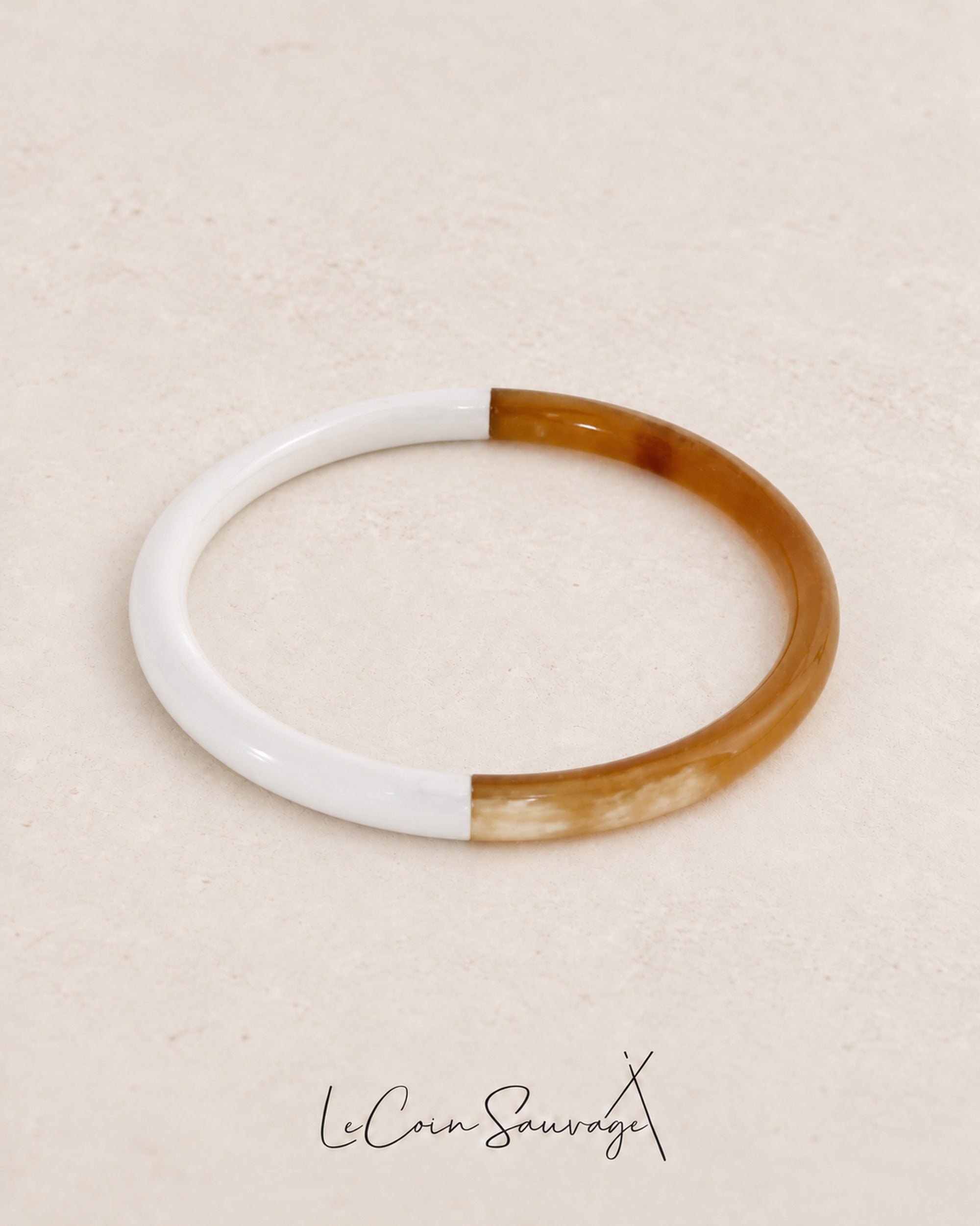Jonc Corne Duo White 5mm - Le Coin Sauvage