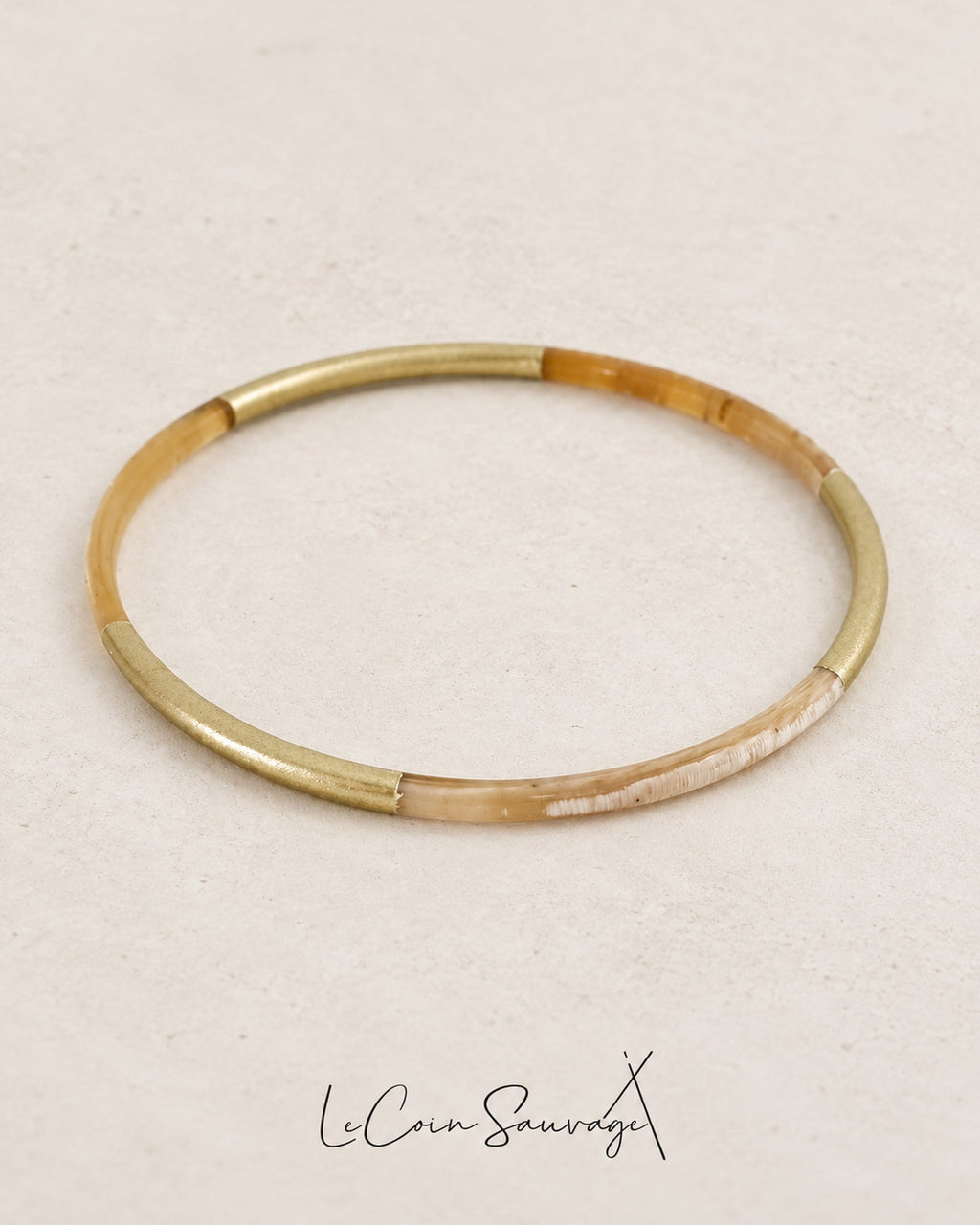 Jonc Corne Trio Gold 3mm - Le Coin Sauvage