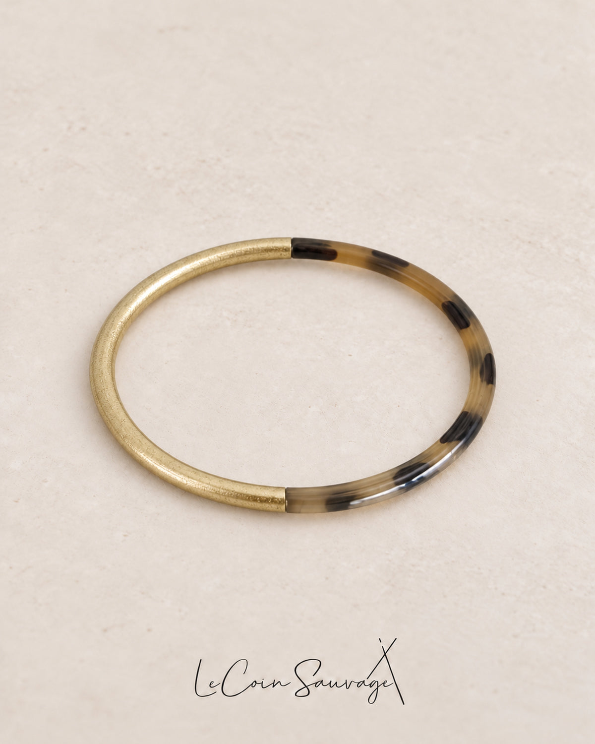 Jonc Corne Leo Gold 5mm - Le Coin Sauvage
