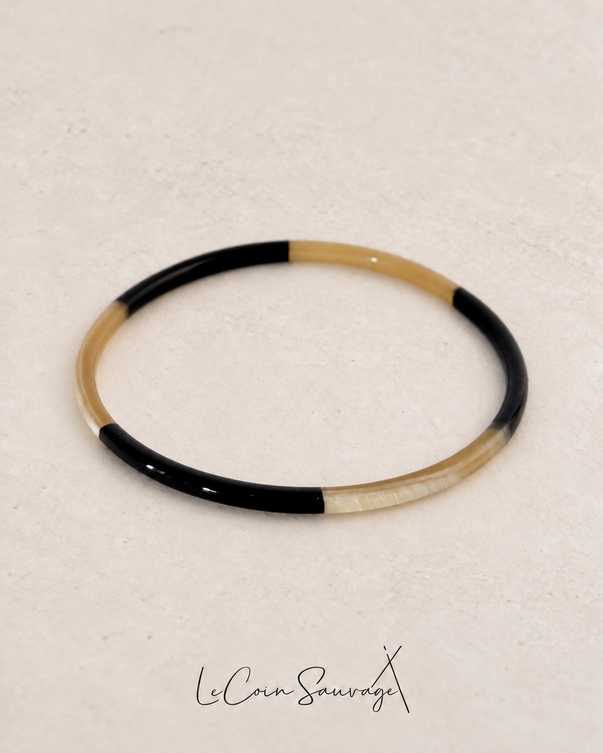 Jonc Corne Trio Black 3mm - Le Coin Sauvage