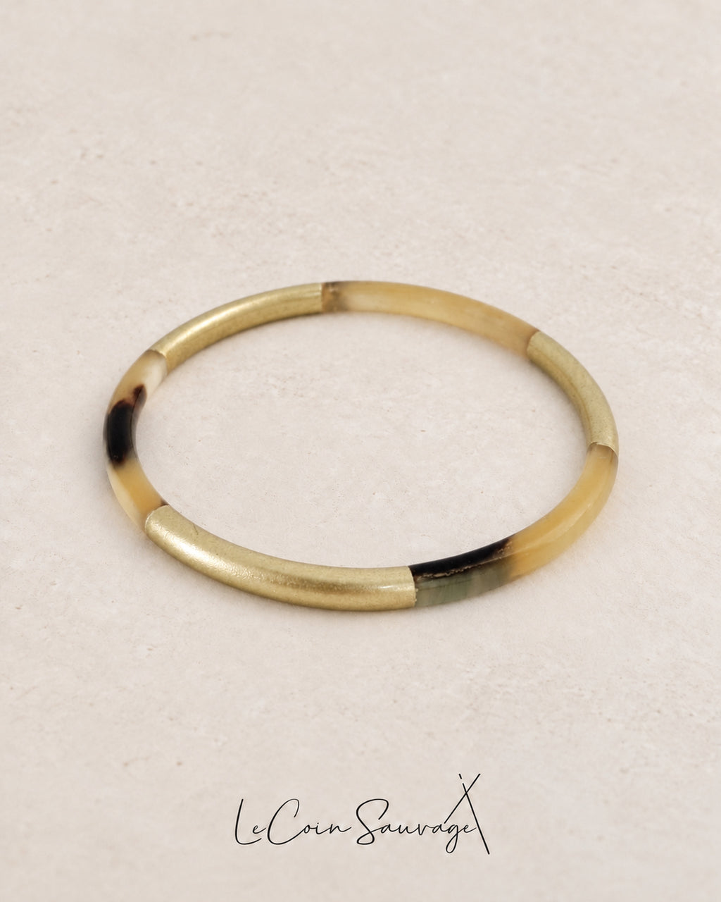 Jonc Corne Trio Gold 5mm - Le Coin Sauvage