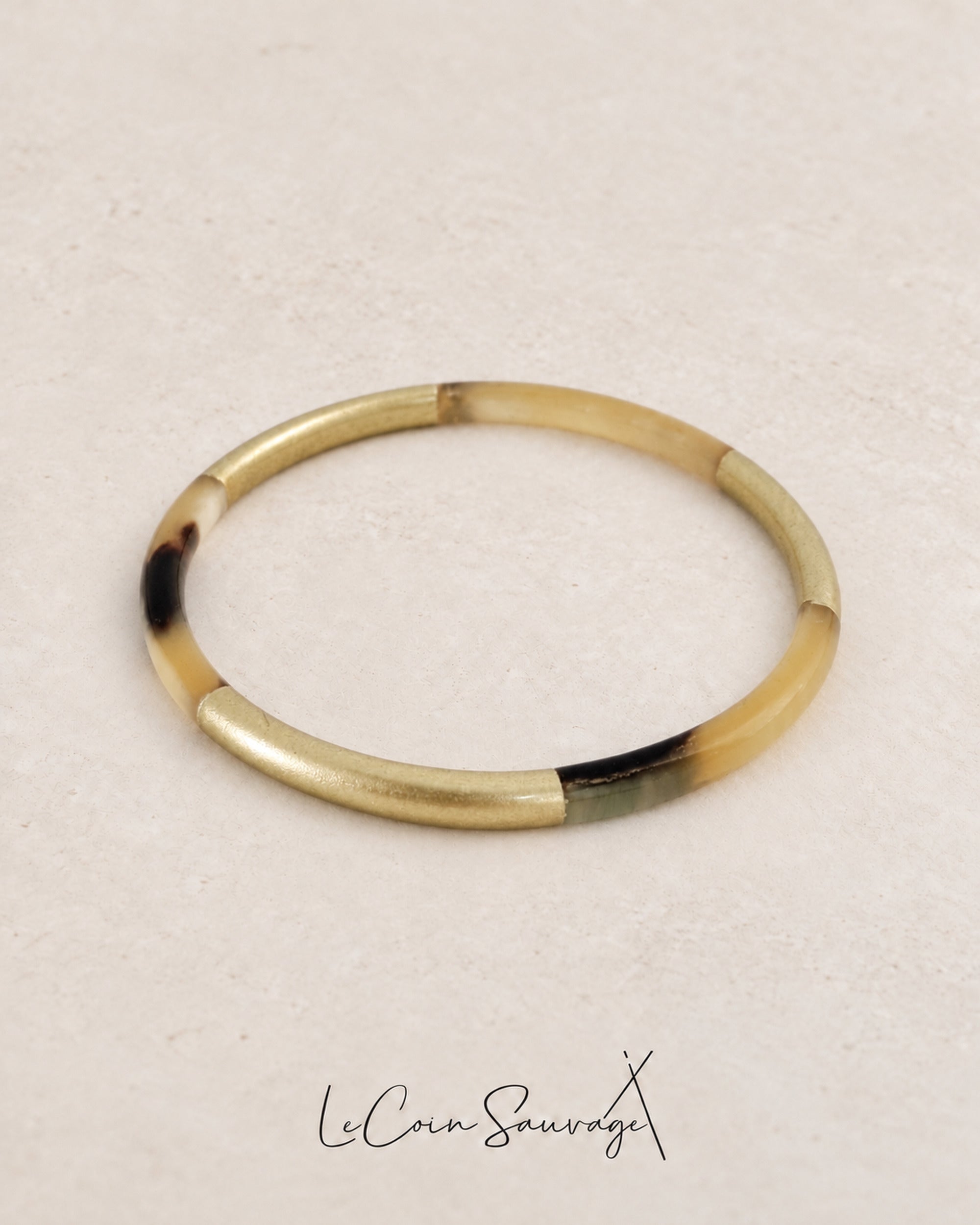 Jonc Corne Trio Gold 5mm - Le Coin Sauvage